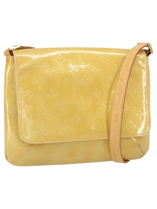 LOUIS VUITTON Handbags - Authentic LOUIS VUITTON Monogram Vernis Thompson Street Bag Beige M91301 LV